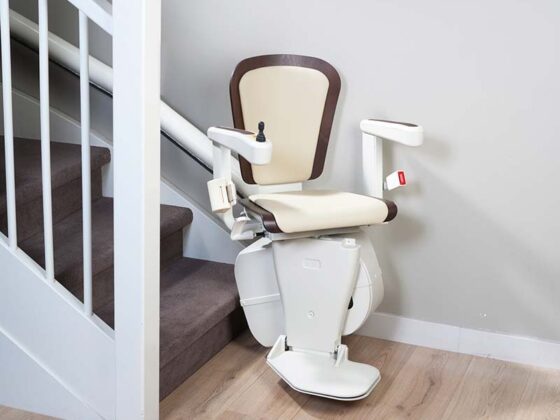 stairlift Freecurve Alliance swivel seat