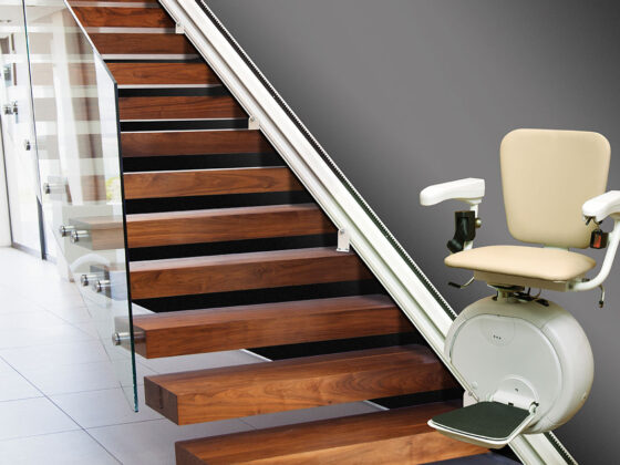 Savaria K2 straight stairlift