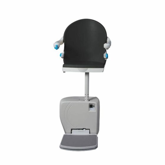 4000 curved stairlift - smart perch seat in slate