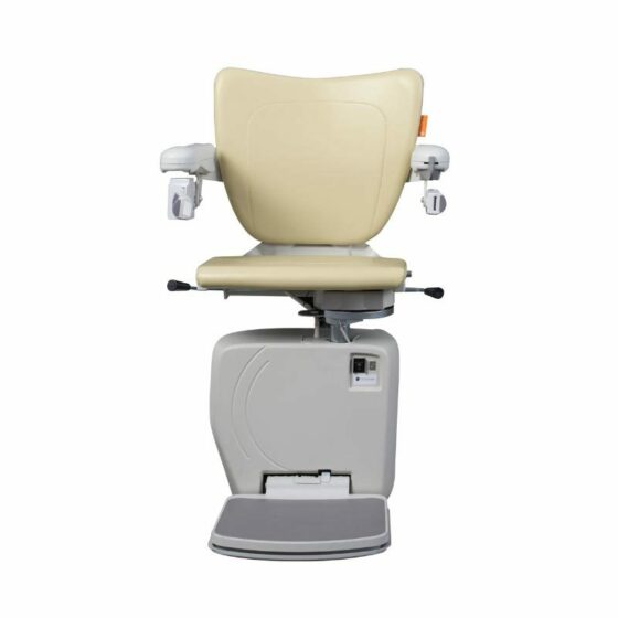 4000 curved stairlift - style seat in beige