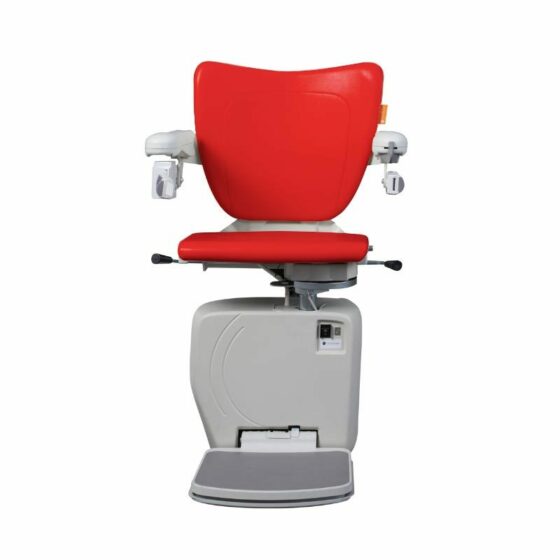 4000 curved stairlift - style seat in red